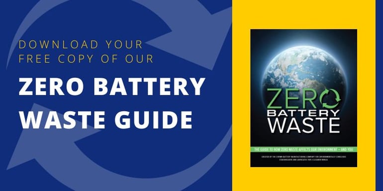 New “Zero Battery Waste Guide” Reveals How to Slash your Carbon Footprint and Increase Battery Life